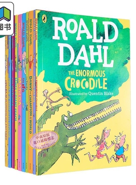 罗尔德达尔10册全彩大开本套装 Roald Dahl 10-books Pack colour edtions 英文原版 儿童文学故事 大开本彩版 进口读物 大音