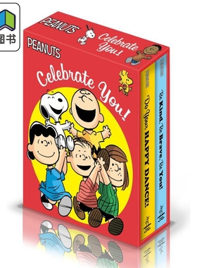 史努比庆祝盒子 Celebrate You Boxed Set 英文原版 儿童卡通动画纸板书图画书 进口童书 花生漫画系列 儿童读物 大音