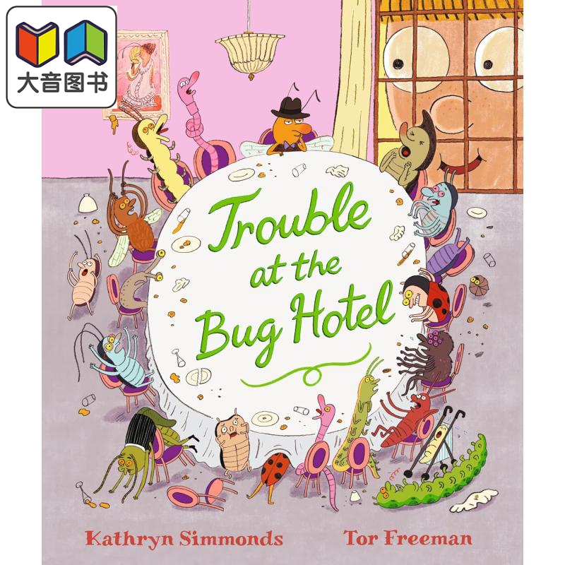 虫虫酒店的小麻烦 Trouble at the Bug Hotel 英文原版 动物故事儿童绘本 讲述让人感到被包容的重要性 进口童书 大音