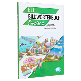 德文原版 ELI Bildwörterbuch Deutsch 德语图解词典 初级 多主题 单词词汇学习 含音频 大音