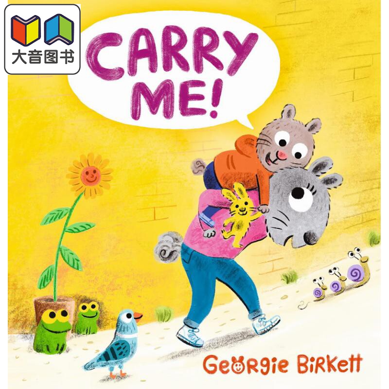 Carry Me!带上我英文原版进口图书儿童绘本动物故事图画书 2-6岁亲子童书读物低幼童书儿童读物大音_虎窝淘