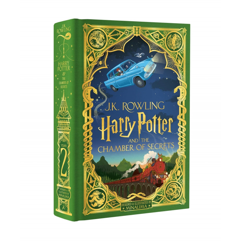 MinaLima 哈利波特2精装互动书 哈利波特与密室 英文原版 MinaLima Harry Potter 哈利波特互动书 哈利波特机关书 JK罗琳 大?