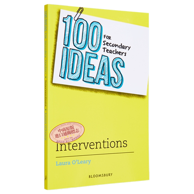 100 Ideas for Secondary Teachers: Interventions 中学教师的100个想法：干预措施 英文原版 Bloomsbury 大音