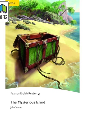 Pearson English readers神秘岛The Mysterious Island培生英语分级读物2级 初中-高中 蓝思值560L中心词600 原版 大音