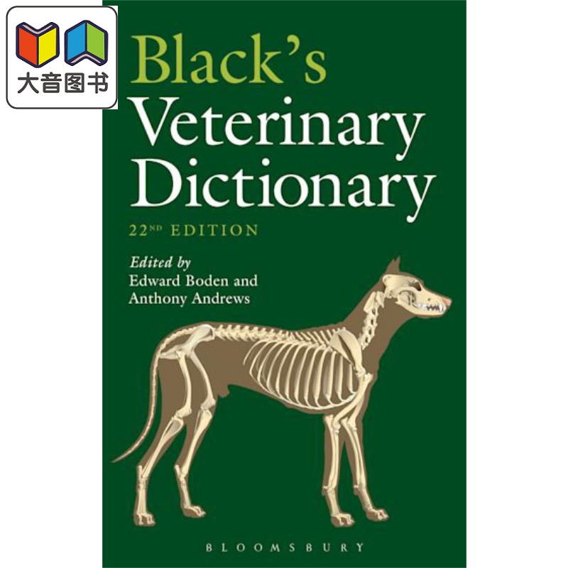 Bloomsbury Blacks Veterinary Dictionary布莱克兽医词典行业常用术语英语语言学习工具书英文原版进口图书大音