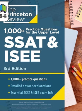 新版SSAT和ISEE考试高级1000+练习题第3版 美国私立学校备考 Practice Questions for the Upper Level SSAT ISEE 大音
