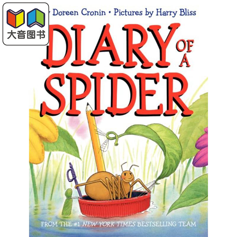 蜘蛛日记英文原版儿童绘本