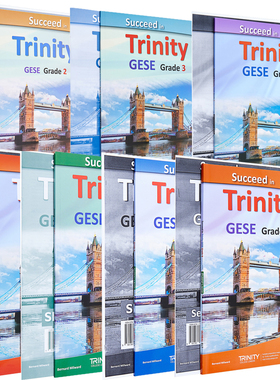 Succeed in Trinity GESE Self study 圣三一口语考试自学套装 CEFR Grade 2-8 A B 阶段 附CD 英文原版教材 少儿英语 12岁以