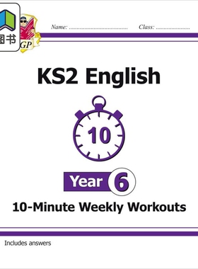 英国CGP KS2 English 10-Minute Weekly Workouts - Year 6 大音
