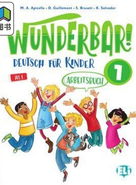 WUNDERBAR! 1 WB AUDIO CD 德语少儿教材 1级 练习册 音频CD ELI Publishing Group 大音