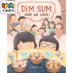精装 点心 sum Dim Fun 图画故事书 精品绘本 儿童绘本 我们来了 英文原版 come 大音 进口童书 here China趣读中华