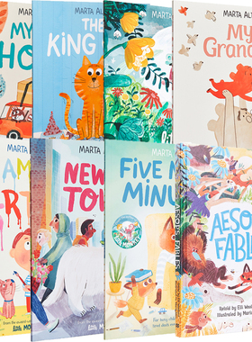 Marta Altes 精品绘本系列 Aesops Fables 伊索寓言 英文原版儿童彩色插画图画书 儿童文学 故事书 名家绘本 5~9岁 Macmillan