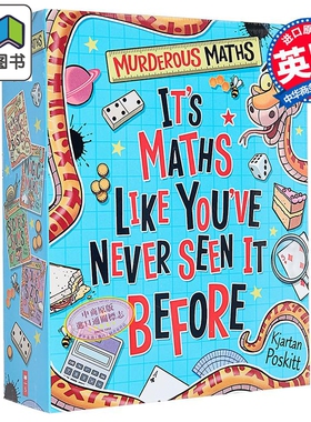 学乐可怕的数学 4册 Murderous Maths Its Maths Like Youve Never Seen It Before 英文原版 儿童读物 进口童书 大音