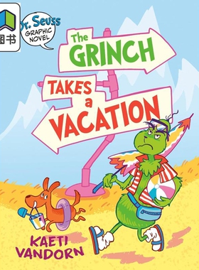 桥梁漫画 苏斯博士 格林奇的度假 Dr. Seuss Graphic Novel The Grinch Takes a Vacation 英文原版 儿童图画小说 大音