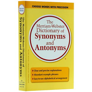 麦林韦氏英语字典词典辞典系列 Merriam Webster Dictionary of Synonyms and Antonyms 同义反义字词典 英英 英文原版进口工
