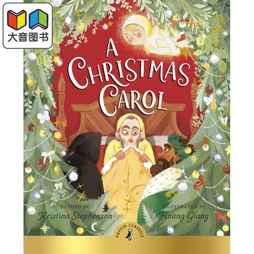 A Christmas Carol 企鹅文学绘本启蒙：圣诞颂歌 英文原版进口 儿童绘本 经典文学故事图画书 5-7岁