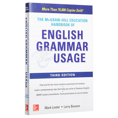 麦克劳希尔英语语法及用法手册（第3版）英文原版 McGraw-Hill Education Handbook of English Grammar & Usage