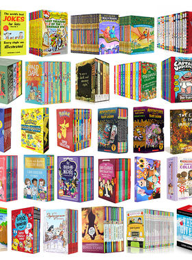 寒暑假期书单 英文原版儿童文学章节书合集 夏洛的网莎士比亚16册 Dog Man Shakespeare Roald Dahl 神奇树屋老鼠记者 小屁孩日记