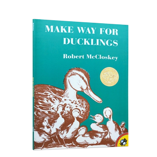 让路给小鸭子 英文原版 情商培养绘本 Make Way for Ducklings 凯迪克金奖 汪培珽书单平装故事书