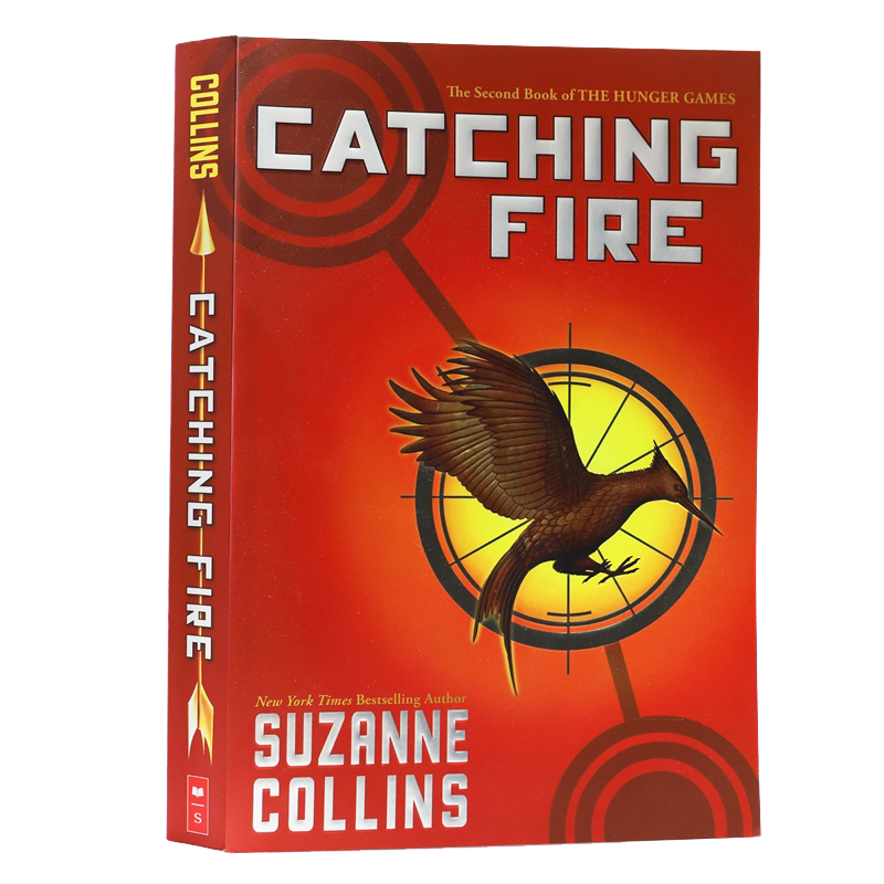 饥饿游戏2 星火燎原 英文原版美版小说 Hunger Games Catching Fire 电影原著正版小说书籍燃烧的女孩 嘲笑鸟科幻小说 Mockin