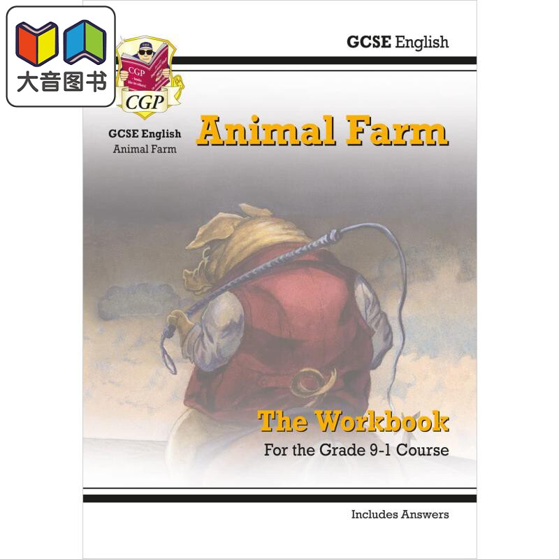 英国CGP GCSE English - Animal Farm Workbook (includes Answers) 大音
