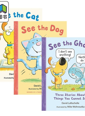 David LaRochelle 狗狗猫猫眼里的故事集3册套装 See the Dog Cat 英文原版 儿童绘本动物图画书 Mike Wohnoutka 大音
