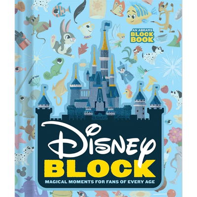 An Abrams Block Book Disney Block 迪士尼字母立体书 英文原版进口图书儿童绘本 英语启蒙故事纸板书迪士尼电影 大音