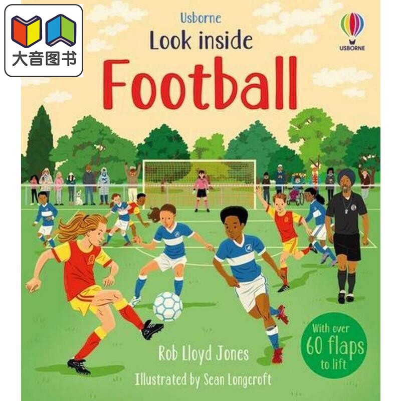 Look Inside Football 尤斯伯恩看里面系列足球 少儿科普 英文原版