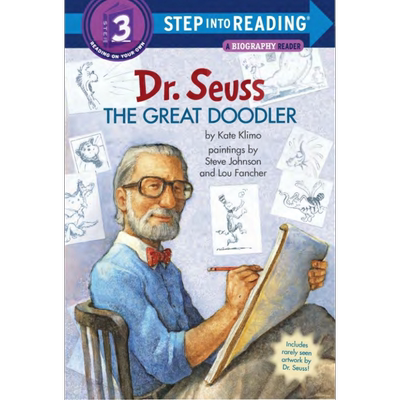 Step into Reading Step 3 Dr. Seuss Great Doodler The 兰登阅读进阶3苏斯博士 英文原版 儿童绘本 分级阅读 7-12岁 大音