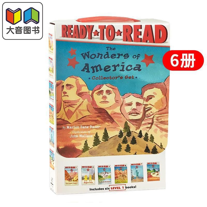 齐齐学会读1级美国奇观6册盒装