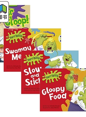 Pearson Bug Club Gloop Story 培生虫子俱乐部 格洛皮的故事套装4册 自然拼读图画书 5-6岁 1年级 英文原版 大音