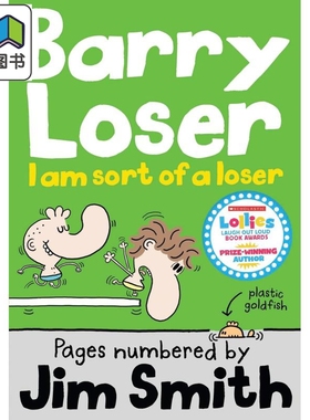 预售 倒霉蛋巴里 我是失败者吗 The Barry Loser I am sort of a Loser 英文原版 儿童插画故事 幽默笑话 进口儿童读物 大音