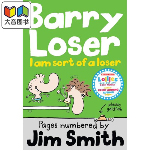 倒霉蛋巴里 我是失败者吗 The Barry Loser I am sort of a Loser 英文原版 儿童插画故事 幽默笑话 进口儿童读物 大音