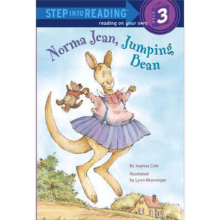 Step into Reading(Step 3)Norma Jean Jumping Bean 兰登阅读进阶3 吉恩和跳豆 英文原版儿童亲子少儿绘本3-6岁