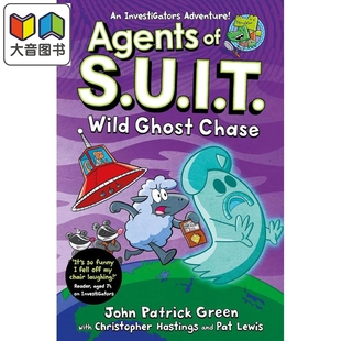 英文原版 Agents Ghost 变色龙特工3 儿童漫画故事 7岁以上 S.U.I.T. 进口 大音 Wild 搞笑侦探推理探险 Chase
