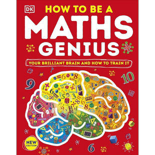预售 DK如何成为数学天才 How to be a Maths Genius英文原版 儿童科普绘本 自然科学读物 知识图画书 进口童书 7-9岁 大音