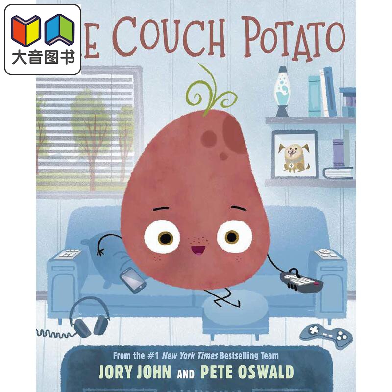 食物家族 土豆沙发 Jory John The Couch Potato 英文原版 儿童绘本故事图画书 亲子童书 幽默故事 进口 4岁以上 大音