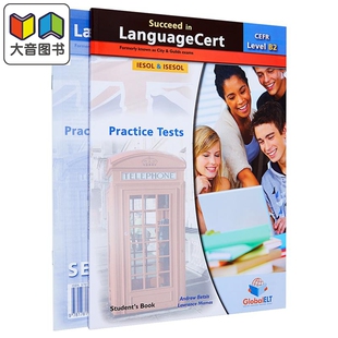 Succeed in LanguageCert - CEFR B2 - Practice Tests 剑桥朗思国际通用英语测试自学备考教辅书套装 大音