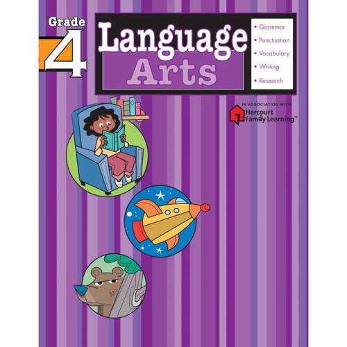 FLASHKID 语言艺术习题：4级 英文原版 Language Arts: Grade 4 教材教辅 小学4年级