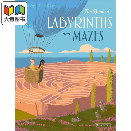 The Book of Labyrinths and Mazes 迷宫之书 英文原版 进口原版 7岁到10岁 精装 儿童益智玩乐迷宫书 Silke Vry 大音