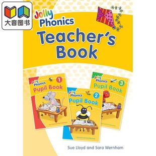 Book 大音 进口图书 手写体 Phonics Teachers 英式 Precursive 英文原版 Jolly Letters 英语 快乐自然拼读教师用书