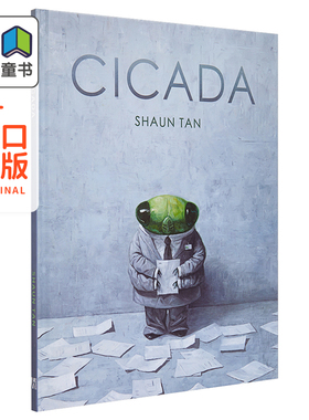 失物招领 绯红树同作者陈志勇 Shaun Tan Cicada 蝉 英文原版 进口图书 儿童绘本 故事图画书 现代寓言