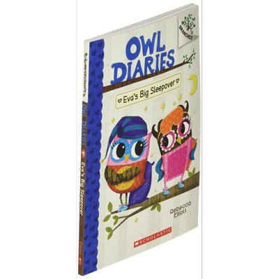 Owl Diaries #09: Eva’S Big Sleepover 学乐大树系列：猫头鹰日记9 英文原版 进口图书 儿童读物 5-7岁