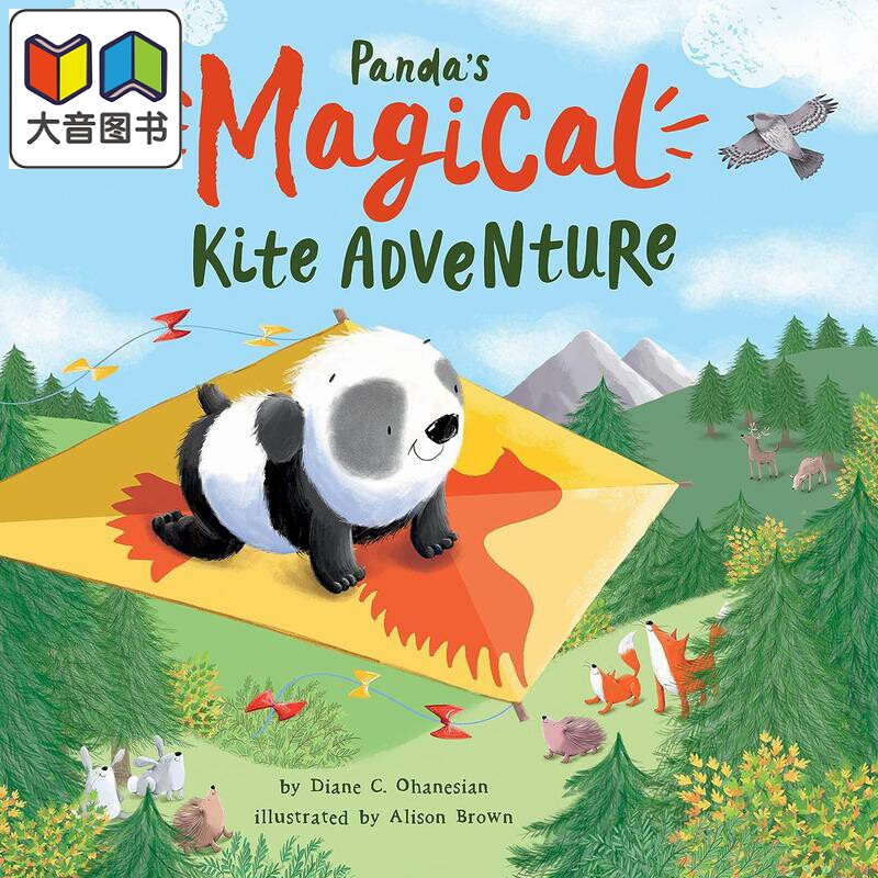 熊猫的风筝历险Pandas Magical Kite Adventure Tippers Toy Box Adventures 1英文原版儿童绘本动物故事精装进口 大音