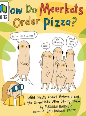 猫鼬如何订购披萨 How Do Meerkats Order Pizza 英文原版 儿童科普绘本 动物百科知识图画书 进口儿童读物8岁+ 大音