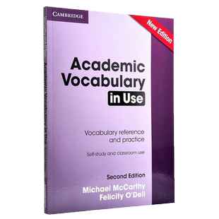 剑桥英语学术词汇（第2版）英文原版 Academic Vocabulary in Use Edition with Answers Michael McCarthy 大音