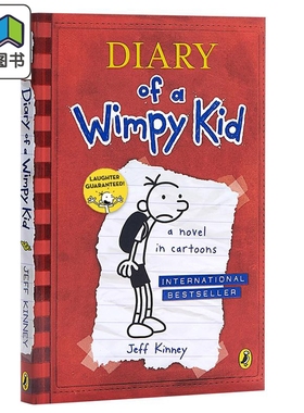 小屁孩日记1 英文原版章节书 漫画 Diary of a Wimpy Kid #1小屁孩日志 小说儿童文学 Jeff Kinney 950L 桥梁章节 大音