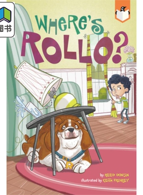 Where's Rollo?兰登桥梁小读本：牛头狗罗洛1英文原版儿童文学