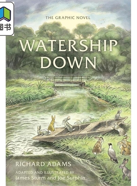 漫画章节书 兔子共和国 Watership Down The Graphic Novel 英文原版 儿童图画小说 漫画故事书 进口童书 9岁以上 大音