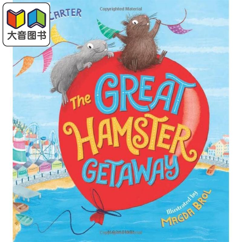 magda brol great hamster getaway 仓鼠度假 英文原版儿童绘本 动物